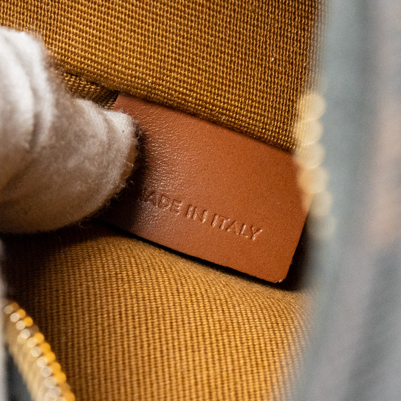Celine Ava Bag Triomphe canvas / Calfskin tan GHW