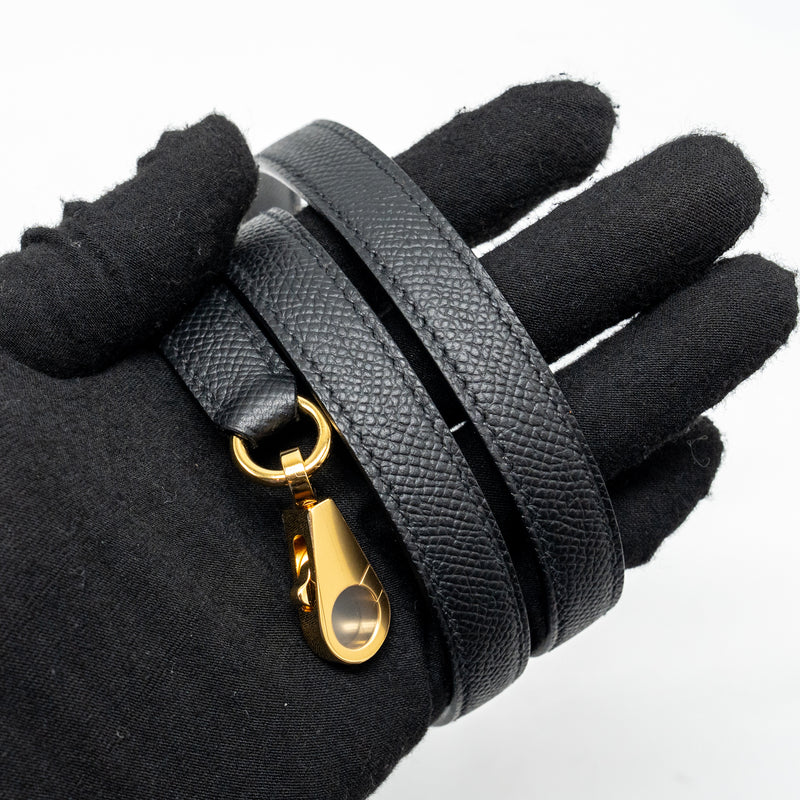 Hermes Bolide 25 epsom black GHW stamp W