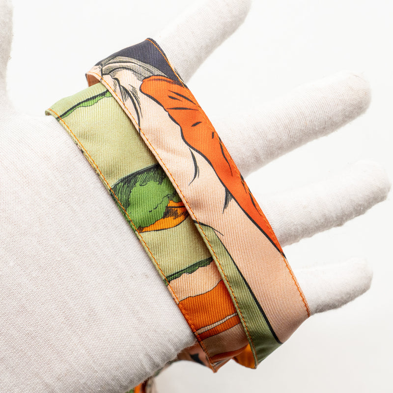 Hermes Silk Tote bag La Jeunesse et lelegance multicolor