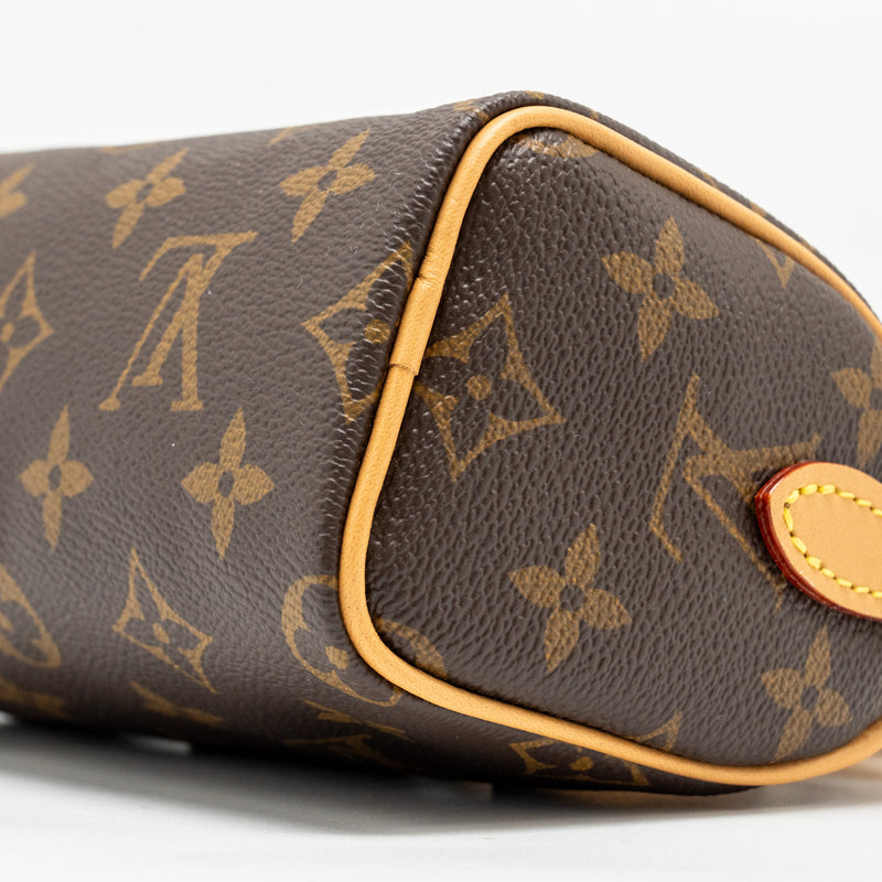 Louis Vuitton NANO Speedy Monogram Canvas GHW