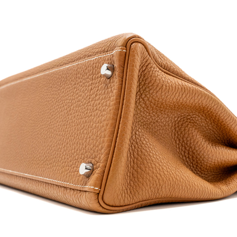Hermes Kelly 35 Togo Gold SHW Stamp Square L