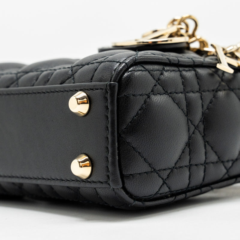 Dior Micro Lady Dior Lambskin Black LGHW