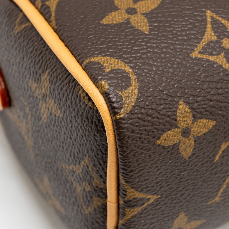 Louis Vuitton NANO Speedy Monogram Canvas GHW