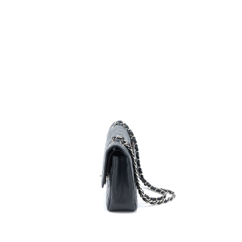 Chanel Medium Classic Flap Bag Caviar Black SHW