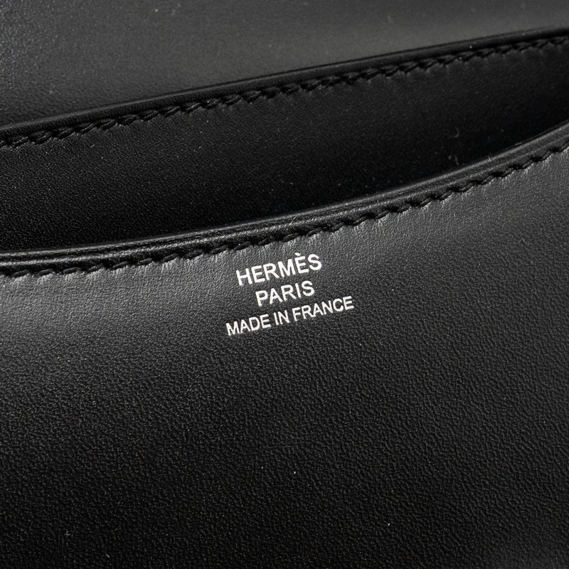 Hermes Mini Constance Studio Disco Limited Monsieur Leather Black SHW Stamp Z