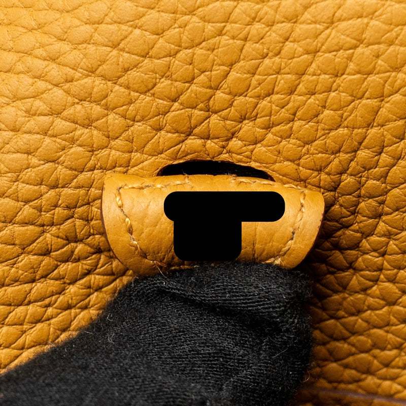 Hermes Mini Evelyne Clemence Sesame SHW Stamp Y