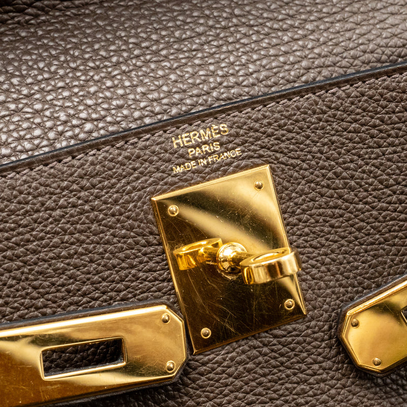 Hermes Kelly 28 Togo C4 Ecorce GHW Stamp Square R