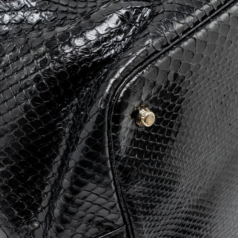 Dior Diorific tote bag Python leather black SHW