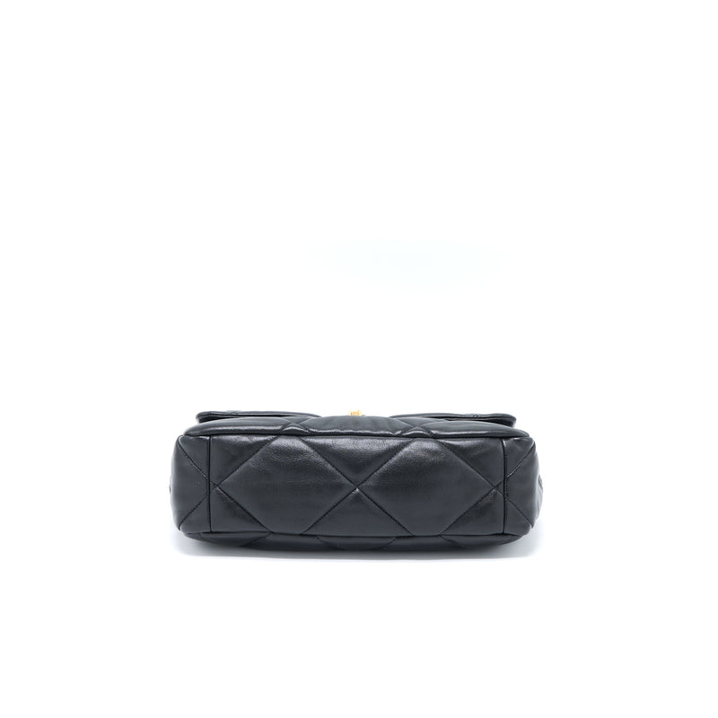 Chanel Medium 19 Bag Lambskin Black Multicolour Hardware