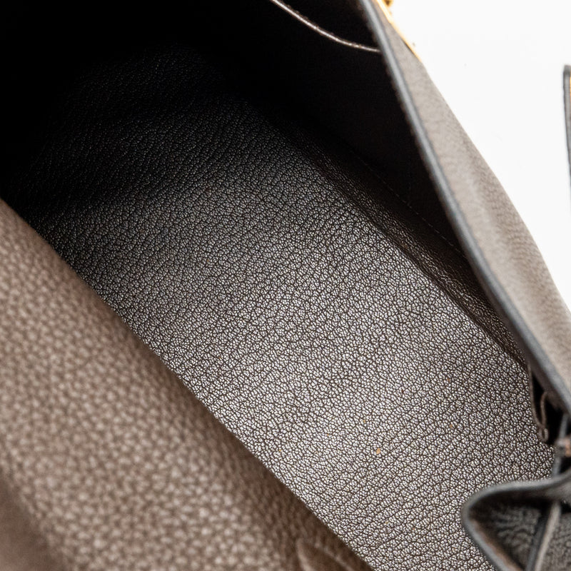 Hermes Kelly 28 Togo C4 Ecorce GHW Stamp Square R