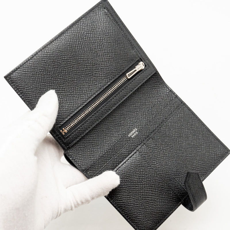 Hermes bearn compact wallet epsom so black stamp U