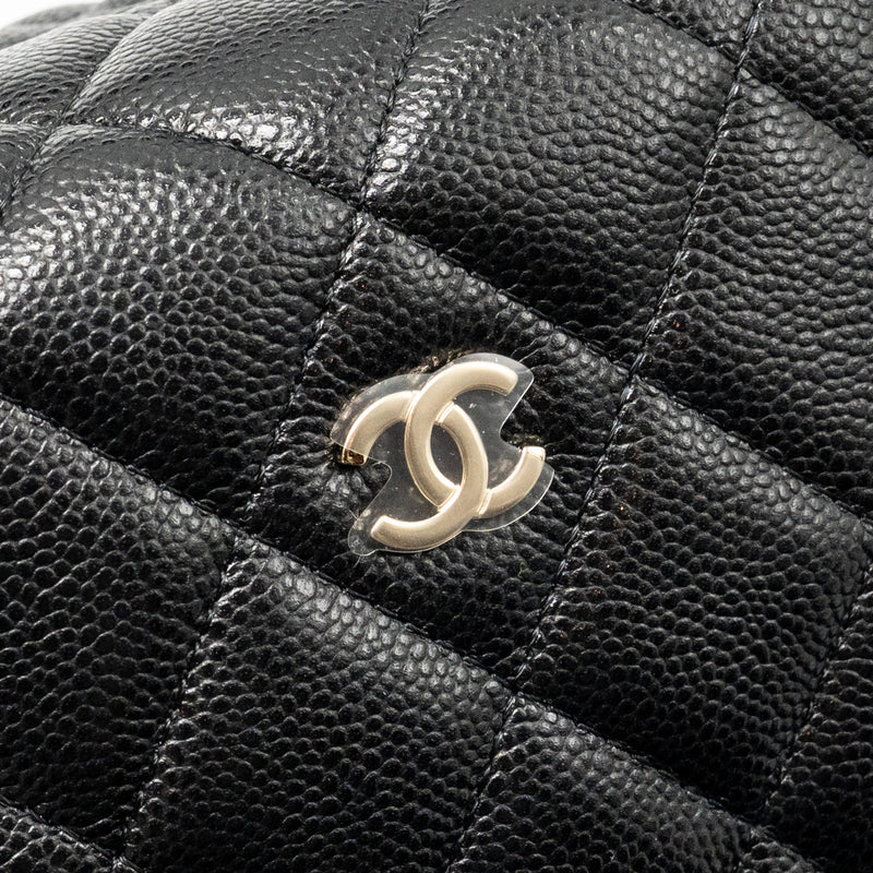 Chanel 25c Quilted Hobo Bag Caviar Black GHW (microchip)