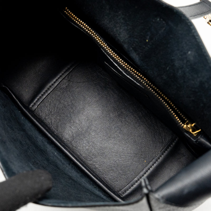 Saint Laurent Le 5 A 7 soft small bag calfskin black GHW