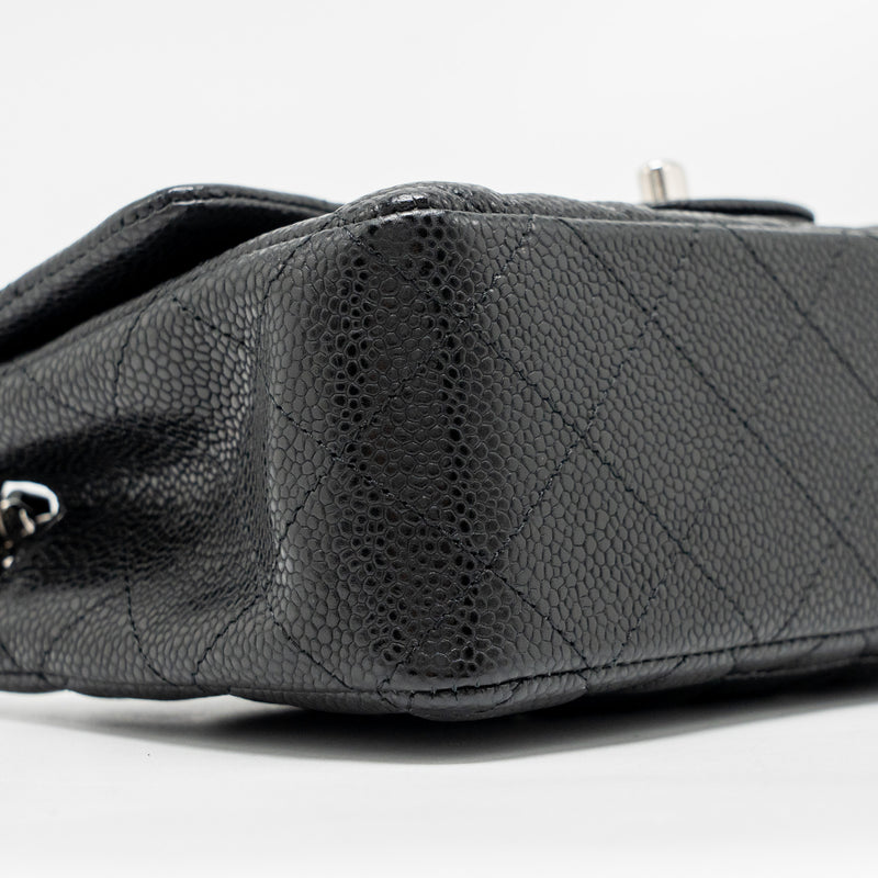 Chanel Mini Rectangular flap bag caviar black SHW
