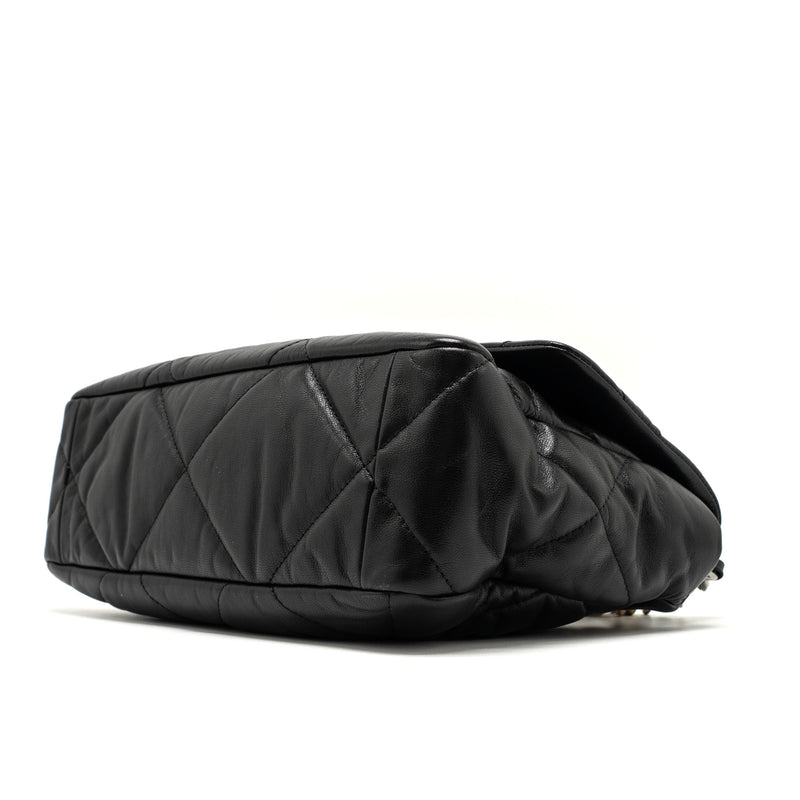 Chanel Medium 19 Bag Goatskin Black Multicolour Hardware