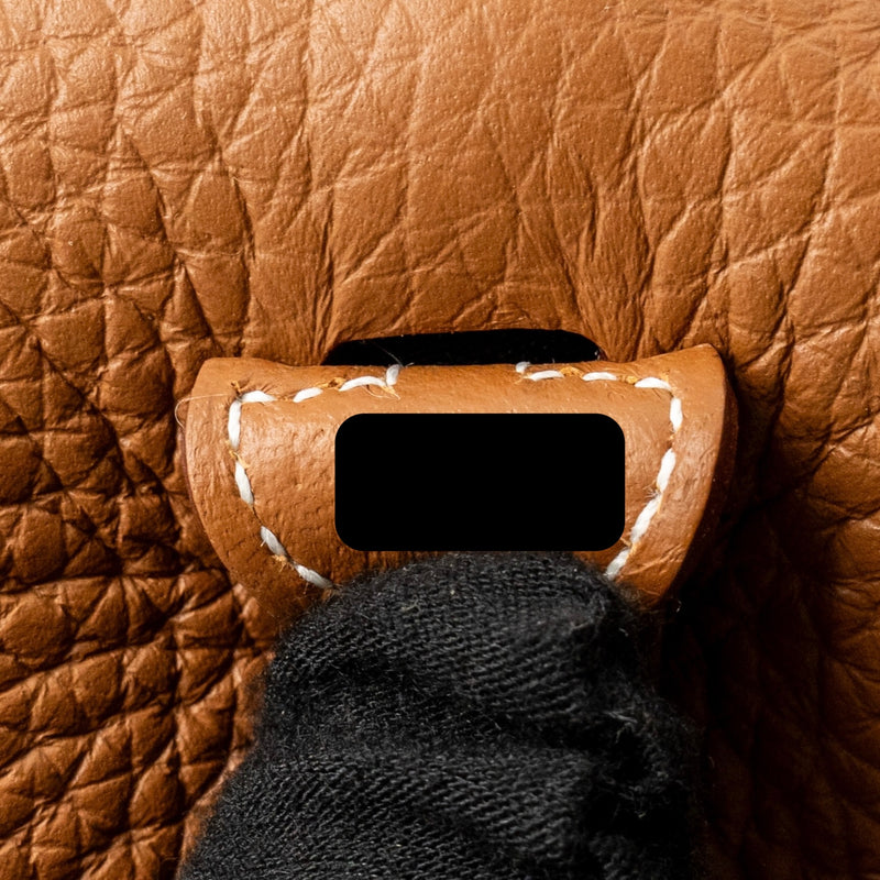 Hermes Mini Evelyne Clemence Gold GHW stamp K