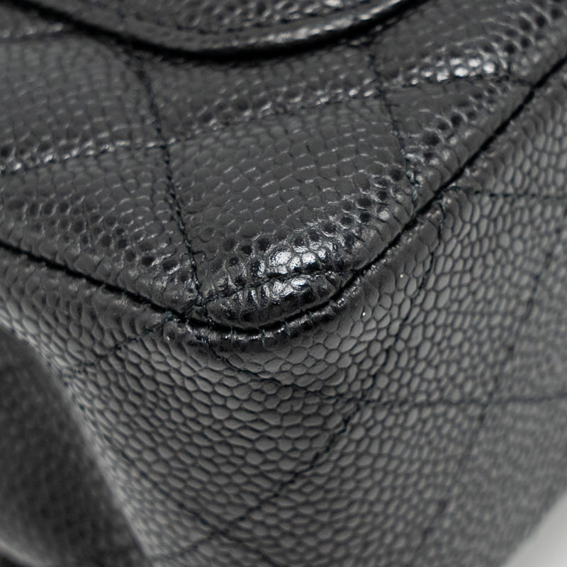 Chanel Mini Rectangular flap bag caviar black SHW