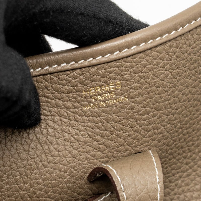 Hermes Evelyne 29 Clemence Etoupe GHW Stamp K