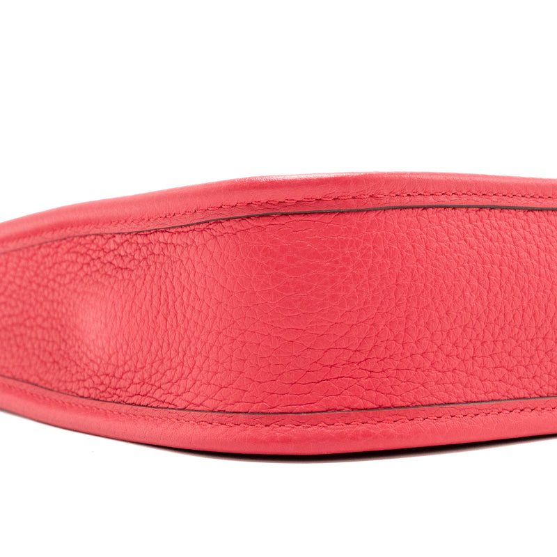 Hermes mini evelyne clemence rose extreme SHW stamp D