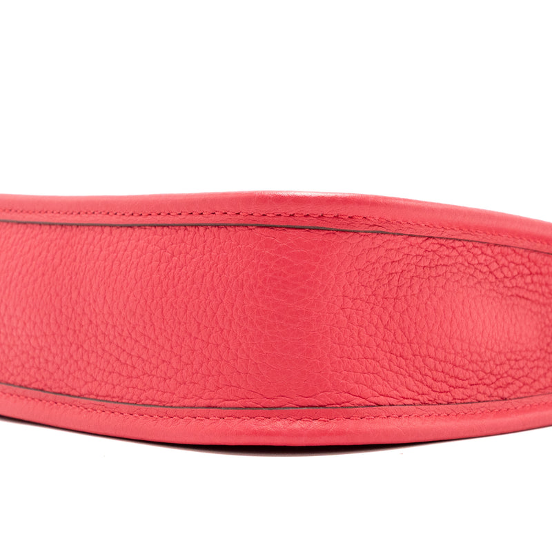 Hermes mini evelyne clemence rose extreme SHW stamp D