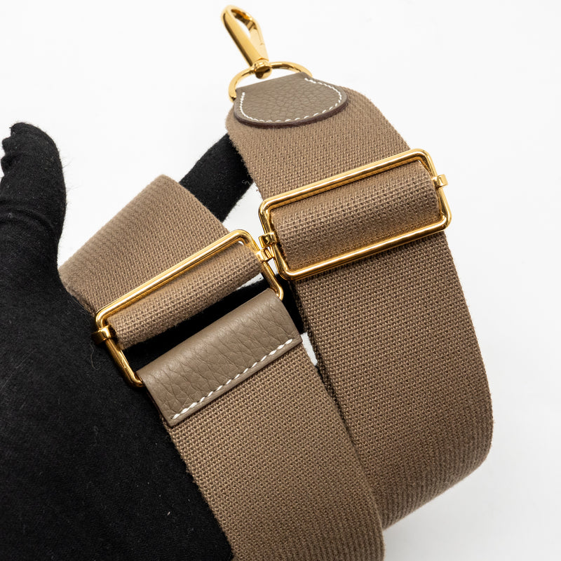 Hermes Evelyne 29 Clemence Etoupe GHW Stamp K