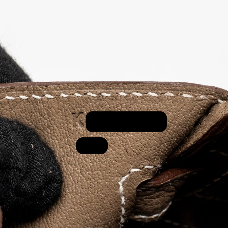 Hermes Birkin 25 Togo Etoupe GHW Stamp K