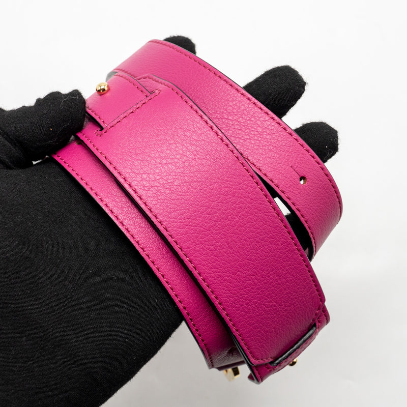 Loewe Medium Puzzle Bag Calfskin Fuchsia GHW