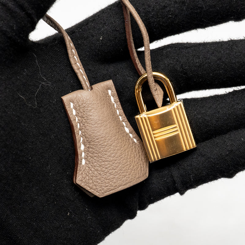 Hermes Birkin 25 Togo Etoupe GHW Stamp K