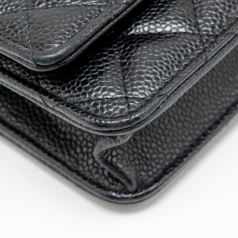 Chanel Classic Wallet on Chain Caviar Black GHW
