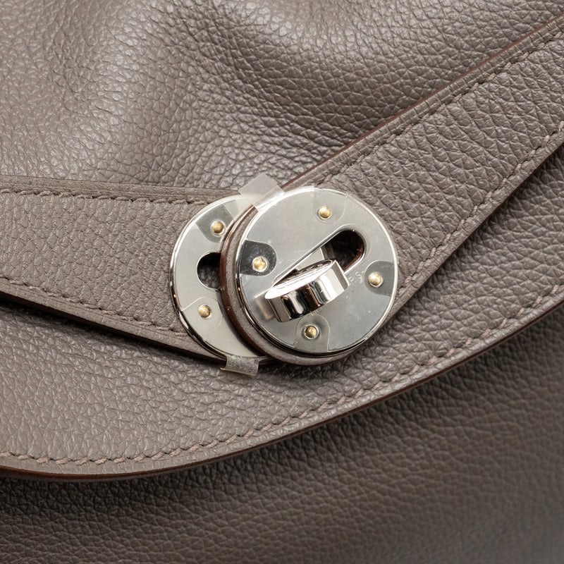 Hermes Lindy 26 Evercolor 8F Gris Etain SHW Stamp Z