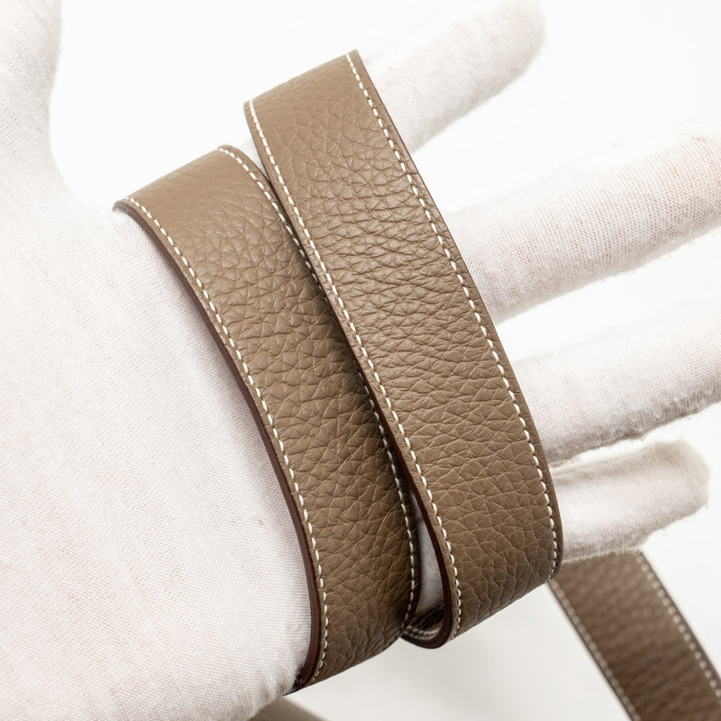 Hermes Mini Lindy Clemence Etoupe SHW STAMP B