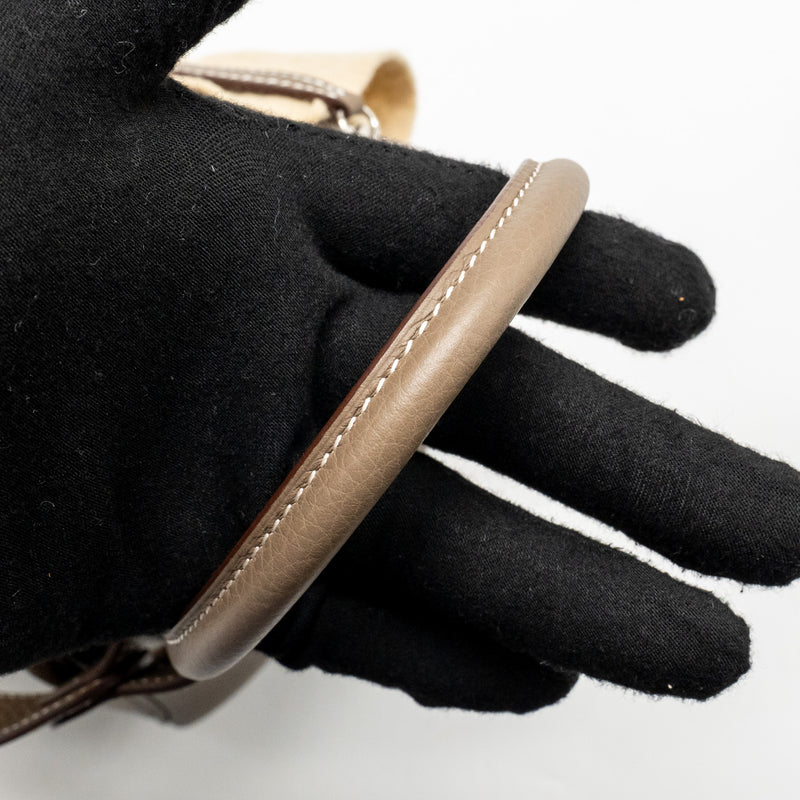 HERMES Lindy 26 Clemence Etoupe SHW Stamp U
