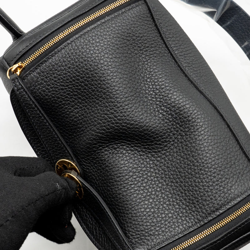 Hermes Lindy 26 Clemence black GHW stamp K