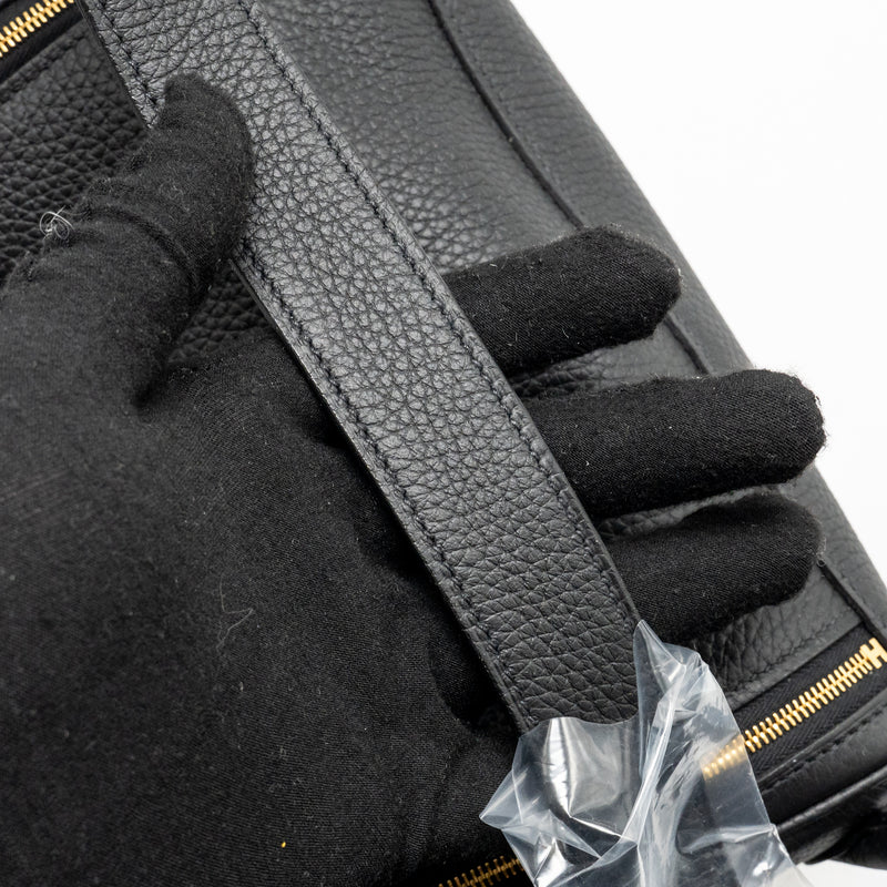 Hermes Lindy 26 Clemence black GHW stamp K