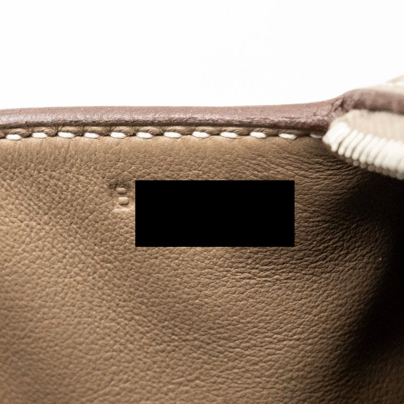 Hermes Mini Lindy Clemence Etoupe SHW STAMP B