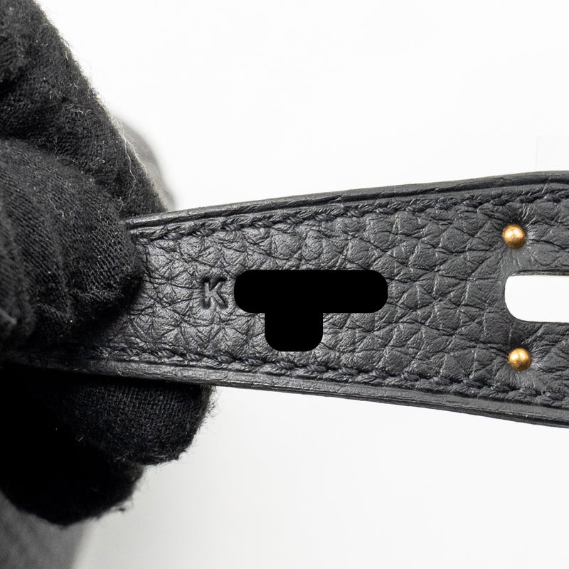 Hermes Lindy 26 Clemence black GHW stamp K
