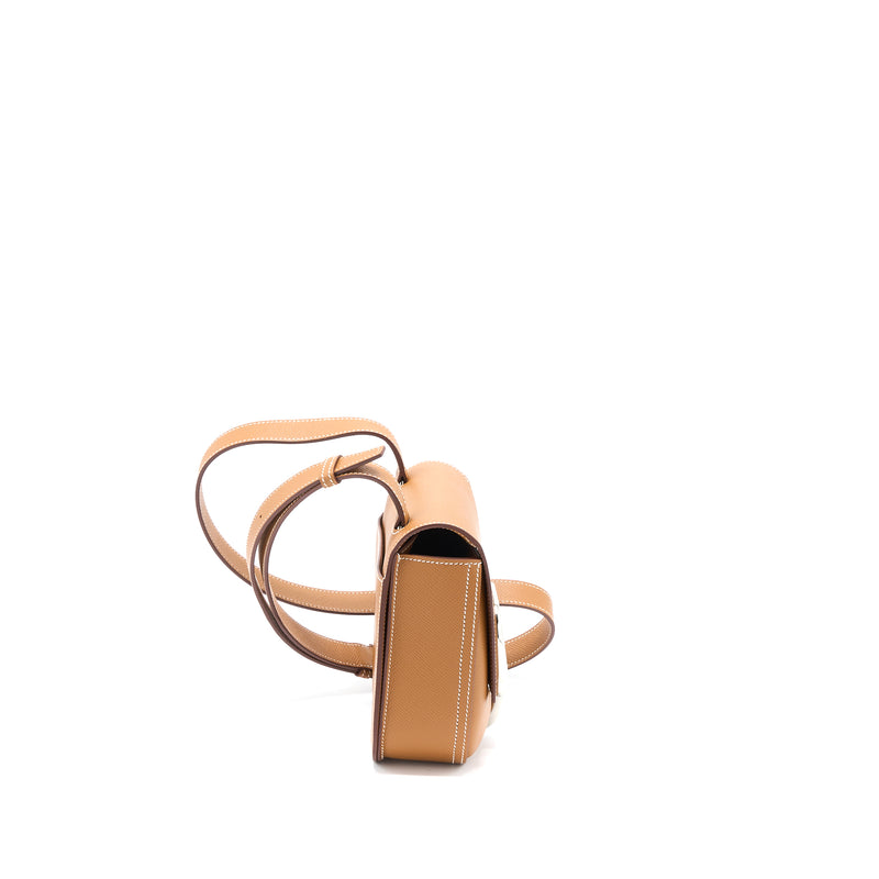 Hermes Della Cavalleria Mini Bag Epsom Gold SHW Stamp Y