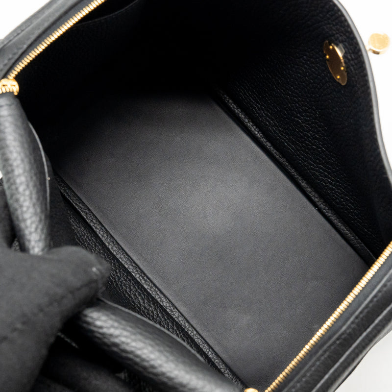 Hermes Lindy 26 Clemence black GHW stamp K