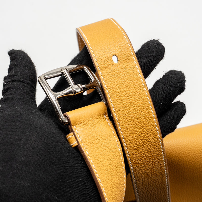 Hermes kelly messenger GM togo naturel sable SHW stamp B