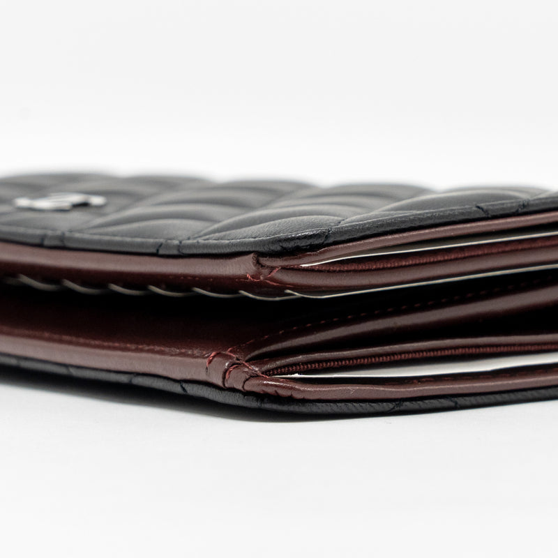 Chanel Quilted CC Long Wallet Leather Black SHW