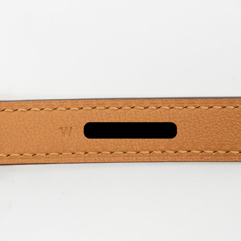 Hermes Size 75 Pop H 15 Belt Epsom Craie RGHW Stamp W