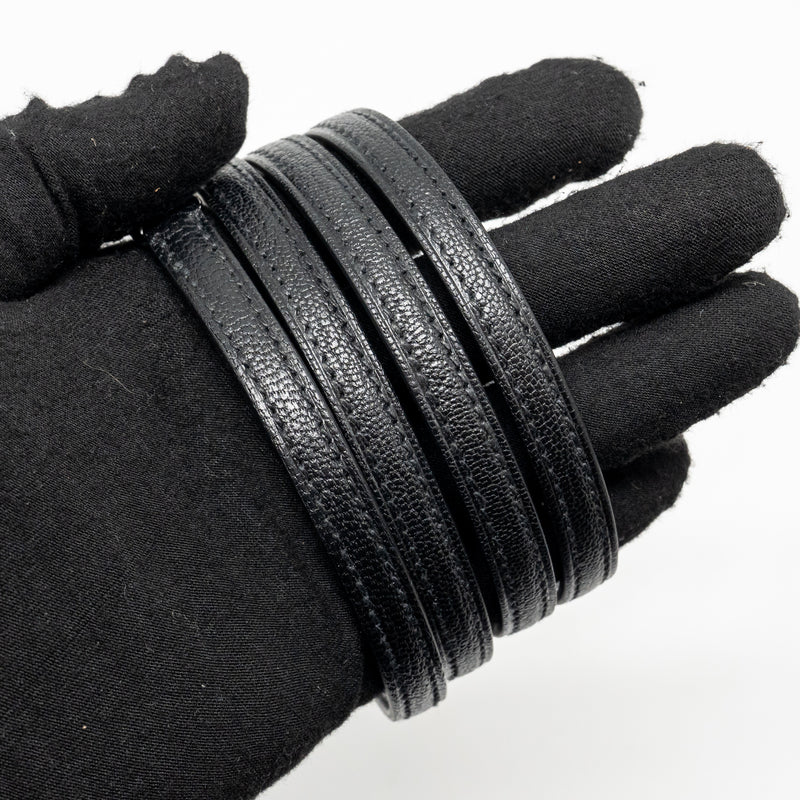 Hermes Mini Bolide 1923 Chèvre Mysore Black SHW Stamp K