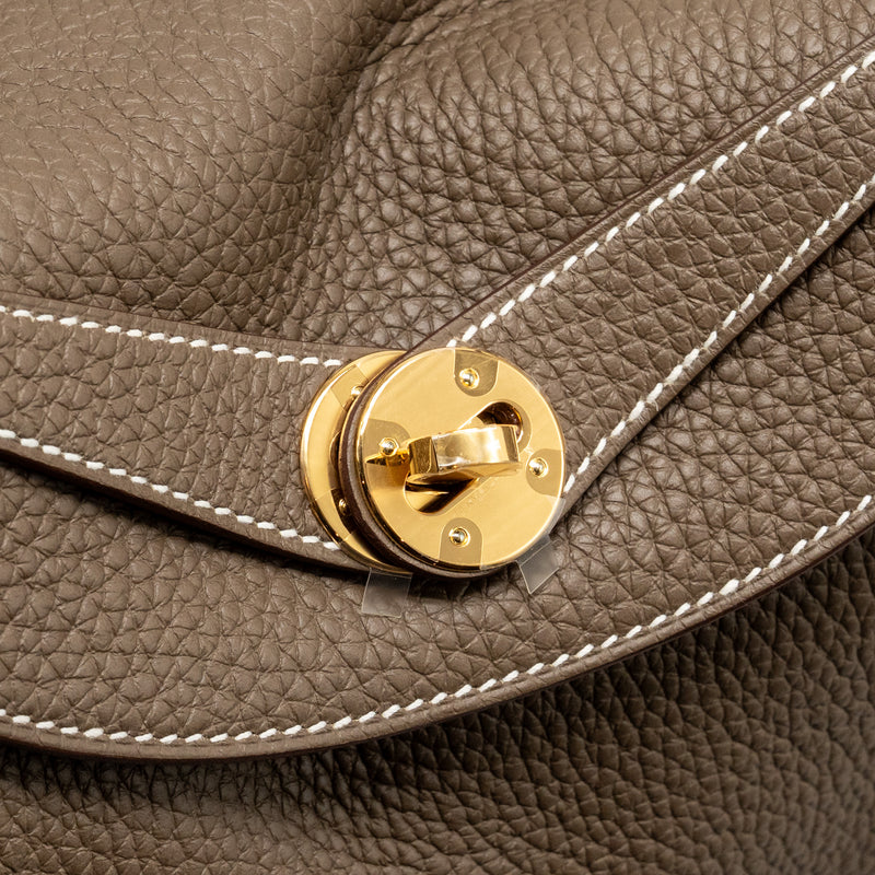 Hermes Lindy 30 Clemence Etoupe GHW stamp U
