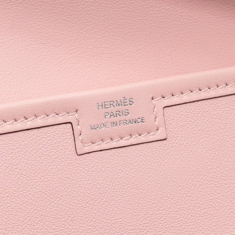 Hermes Jige Elan Clutch 29 Swift 3Q Rose Sakura Stamp K