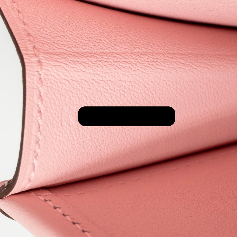 Hermes Jige Elan Clutch 29 Swift 3Q Rose Sakura Stamp K