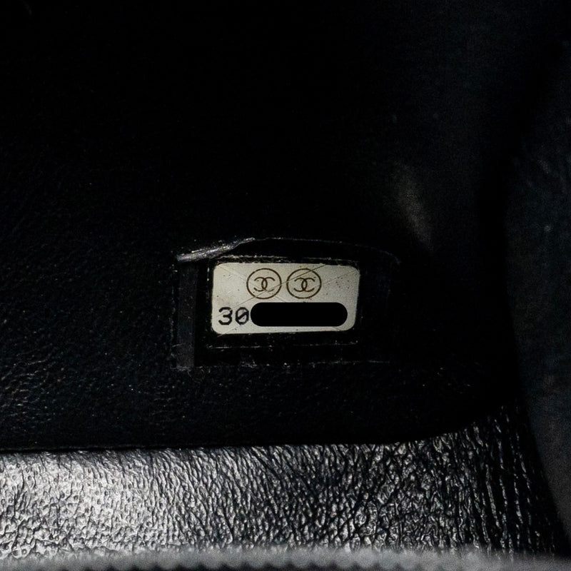 Chanel Mini Square Flap Bag Lambskin Black GHW