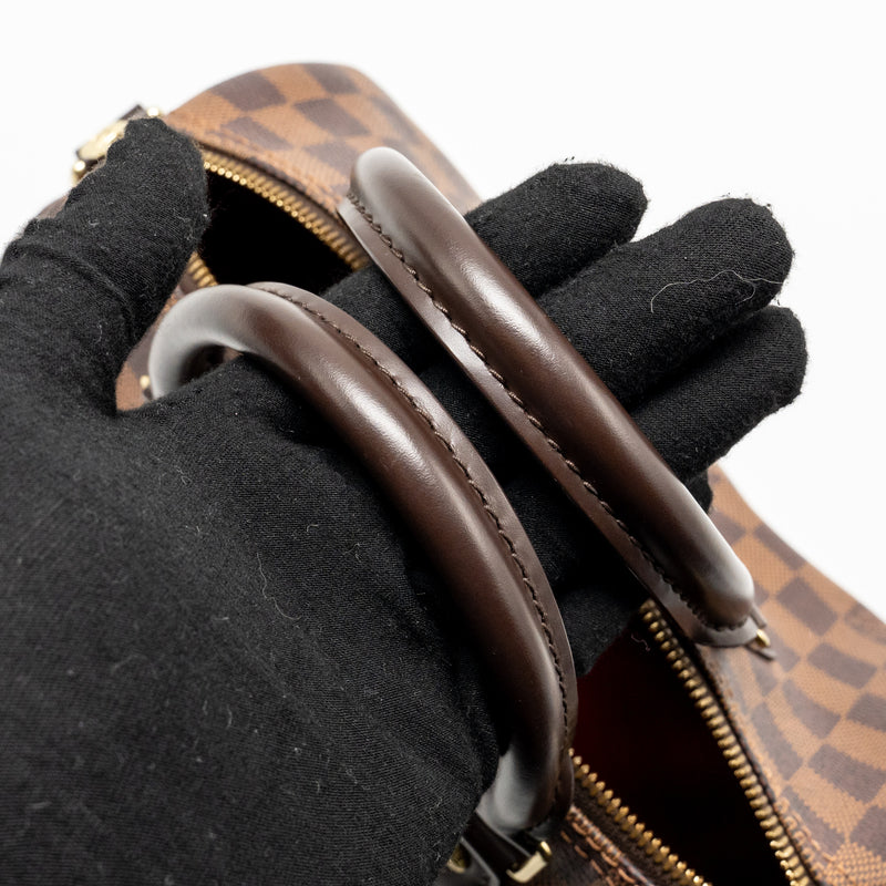 Louis Vuitton Speedy Bandouliere 25 Damier Ebene Canvas GHW