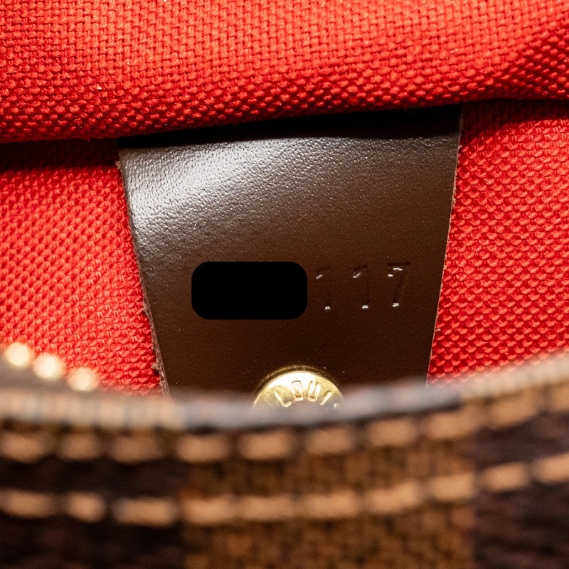 Louis Vuitton Speedy Bandouliere 25 Damier Ebene Canvas GHW