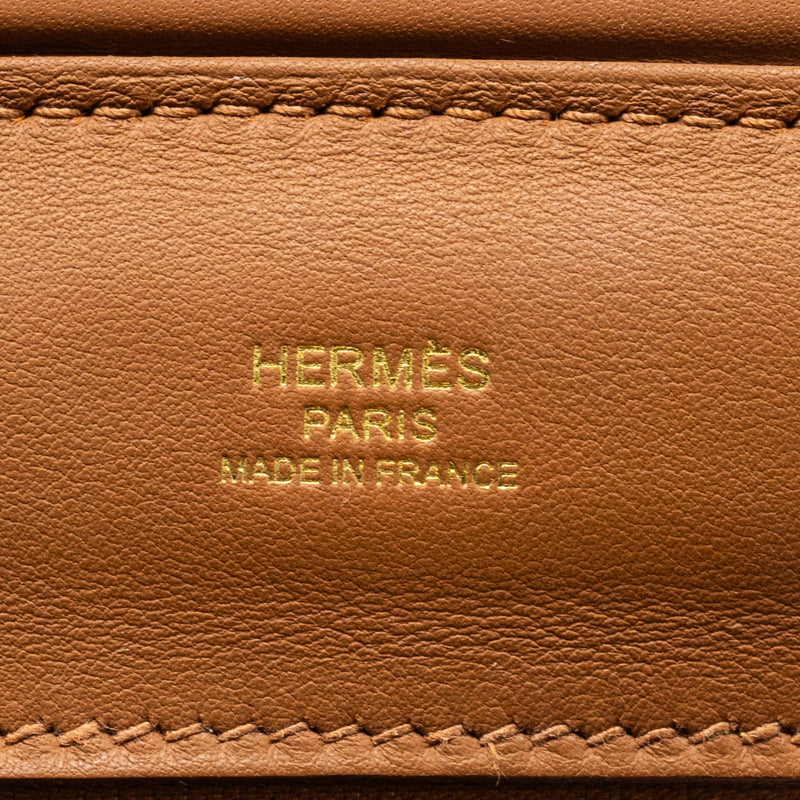 Hermes mini 24/24 2424-21 bag evercolor/swift Gold GHW Stamp B