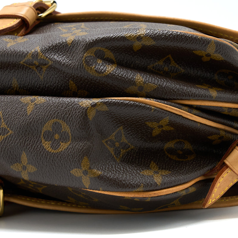 Louis Vuitton Double Side Crossbody Bag Monogram Canvas GHW